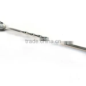Stainless Steel Cocktail Twist Copper Bar Spoon thumbnail-1