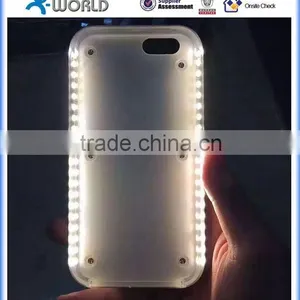 Light up Your Face While Selfie! Selfie LED Light up Phone Case for Iphone 6 thumbnail-3