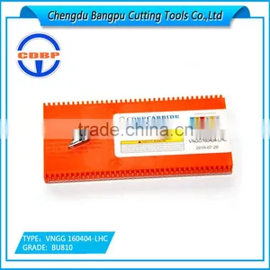 Carbide Turning Insert VNGG160404-LHC BU810 for Aluminum Finishing thumbnail-2