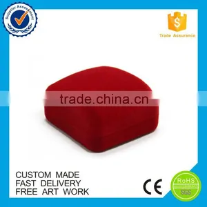 Custom Logo Red Velvet Pin Box thumbnail-2