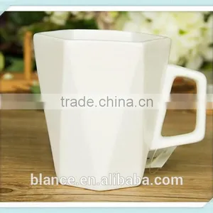 Ceramic Rhombus Mug Angular Polyhedron Design Cup thumbnail-2
