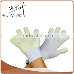 Anti-Ski Poly Cotton Knitted Gloves Work Gloves For Sale thumbnail-1
