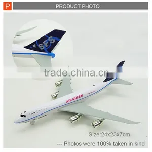 Pull Back Metal Model Plane Die Cast Toy With Light&music thumbnail-5
