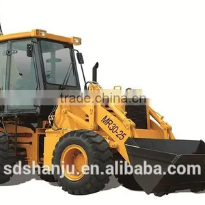 Mini Backhoe Loader WZ30-25 Wheel Excavator With Bucket thumbnail-2
