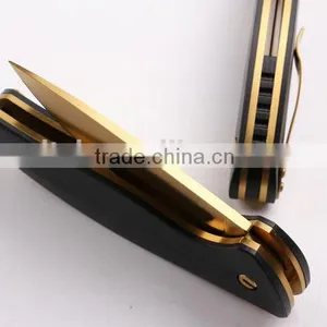 OEM Golden Blades Hunting Military Knife With G10 Handle thumbnail-5