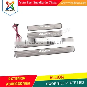 New Comming!Stainless Steel 2014 TOYOTA ALLION LED Door Sill Plate-led thumbnail-1