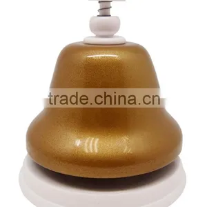 Golden Dinner Table Bell ,ring for a Beer thumbnail-1