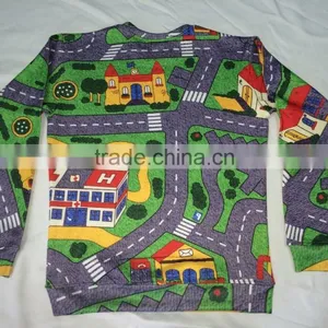 Wholesale Sublimation Printed Custom Mens Hooded Sweatshirt thumbnail-2