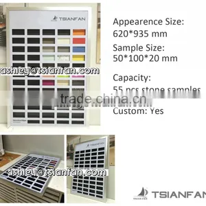 New Design Custom Quartz Stone Display Cabinet/quartz Stone Display Sample Boards SR091 thumbnail-2