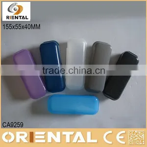 Pure Color Plastic Glasses Case thumbnail-1