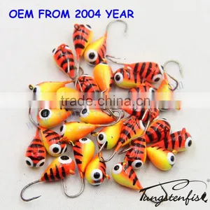 Custom Jigs Tungsten Tear Drop Ice Jig thumbnail-5