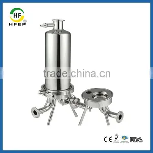 Sanitary 316 Stainless Steel Single Filter Cartridge Housing thumbnail-1