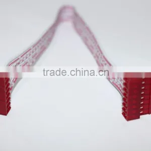KSM Electrical Cable Assemble Custom Flat Ribbon Cable Assembly With Micro Match 1.27mm Red IDC Socket and Red IDC Socket thumbnail-6