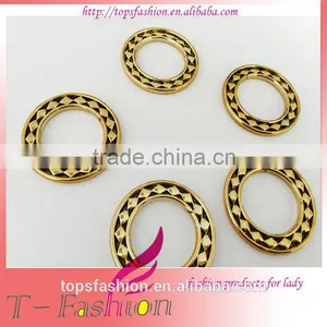 Swimwear Metal Gold and Black Ring Accessories thumbnail-1