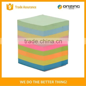 Onzing Good Quality Standard Color Paper Memo Note Cube thumbnail-3