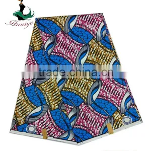 SMRW-1 Real Wax Fabric African Printed Jave Wax Fabric thumbnail-3