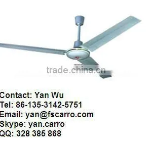 12V Solar Battery dc Power Metal Ceiling Fan thumbnail-1