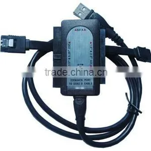 USB 2.0 to SATA/IDE Adapter Kit With Power Adapter for 2.5/3.5/5.25 Inch SATA or IDE Drive thumbnail-1