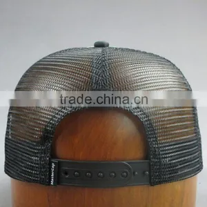 Customer Sponge Front Mesh Back Snapback Cap With Woven Lable thumbnail-5
