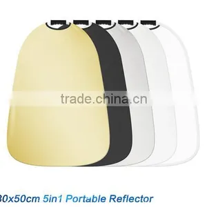 HPUSN 55x80cm 5 in 1 Portable Collapsible Light Photography Reflector for Studio Multi Photo thumbnail-2