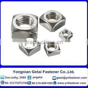 Stainless Steel 304 Square Nuts thumbnail-2