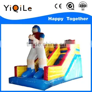 Kids Inflatable Amusement Park Inflatable Slide Superman thumbnail-1
