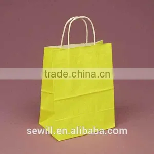 Recycle White Kraft Paper Bag Wholesale thumbnail-1