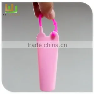 Eco-Friendly Promotional Gifts Empty Lip Gloss Tube With Silicone Holder thumbnail-2