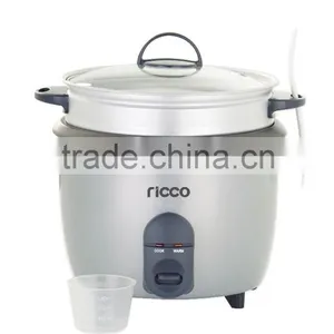 5 Cups Electric Drum Rice Cooker With Steaming Basket thumbnail-1