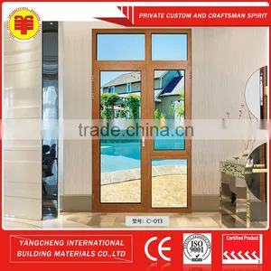 Style Aluminum 1.4mm Double Layer Glass Casement Window Models With Handle for Family thumbnail-1