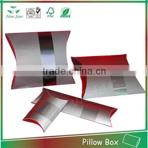 Folding Paper Packaging Pillow Box Spot uv Printing thumbnail-1