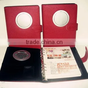 2014 Leather Agenda Ring Binder a5 Notebook thumbnail-1