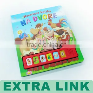 Button Recordable Sound Book For Kids Pre-School Education thumbnail-1