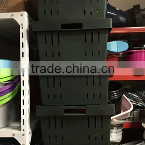 Plastic Shopping Basket With Plastic Handles thumbnail-2
