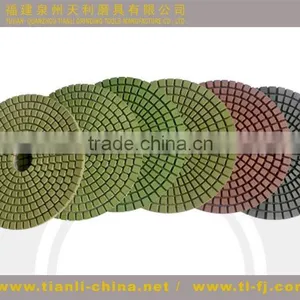 Wet Diamond Polishing Pad 100MM Flexible Polishing Pad thumbnail-1