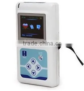 24 Hour LCD Cheap Price 3 Channels ECG Holter Monitor Recorder thumbnail-2