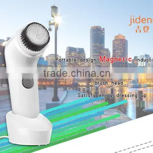 2016 Latest Good Price 360 Degrees Comprehensive Clean Electrical Ultrasonic Vibrating Rechargeable Waterproof Facial Brush thumbnail-5
