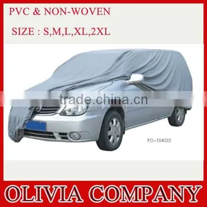 2015 Hot Sell Waterproof PEVA And PP Cotton Car Cover thumbnail-2