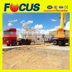 ISO Certified 50~60m3/H Mobile Concrete Batching Plant, Trailer Concrete Plant thumbnail-5