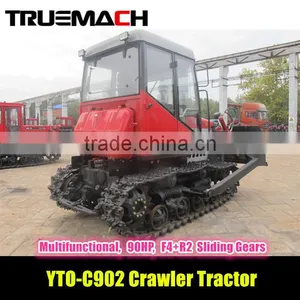 YTO C902 90hp Agricultural Crawler Tractor With Dozer Blade thumbnail-1