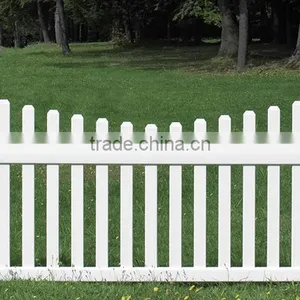 Scallop PVC Picket Fence / Plastic Picket Fence thumbnail-1