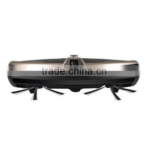 24w 14.8V 2.6Ah Li-ion Battery Golden Smart Robot Cleaner Vacuum Cleaner Robot With Wifi APP Remote Control and Camera thumbnail-5