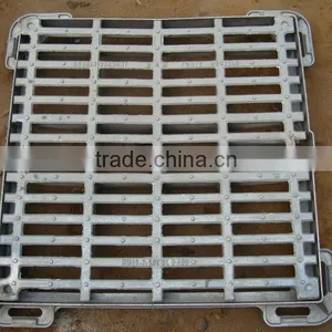 Cast Iron Frame and Grate, Cast Iron Trench Drain Grates, Drain Grids thumbnail-1