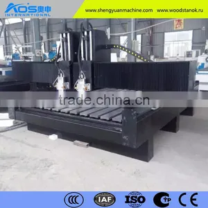 Two Header Stone Engraving Machine CNC Stone Machine With DSP Control System thumbnail-1