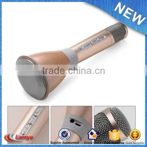 OEM Logo Karaoke Microphone Bluetooth Speaker Player For Phone Accept Paypal Payment thumbnail-1