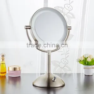 Double-sided Battery-operated Makeup Mirror With 3X Magnification, LED Mirror thumbnail-1