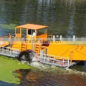 Aquatic Weed Harvester/Garbage Salvage Ship/ Water Hyacinth Harvester thumbnail-1
