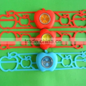 Hollow Wristband Digital and Quartz Silicone Watch thumbnail-1