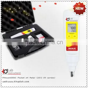 PHscan40BNC Pocket pH Tester/Pocket-sized pH Meter/ Digital Mini ph Meter, Cheap ph Meter,Waterproof Pocket pH Tester thumbnail-1