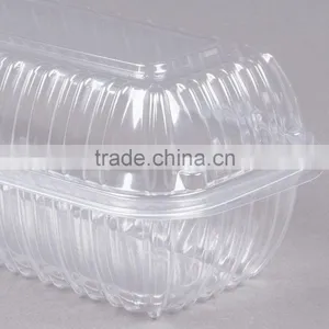 Clamshell Clear Hinged Lid Plastic Hoagie Container thumbnail-5